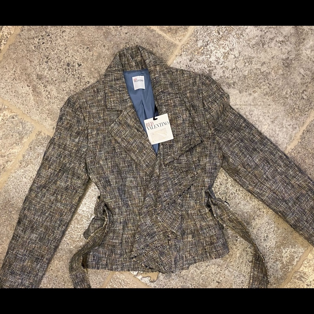 RED Valentino tweed blazer